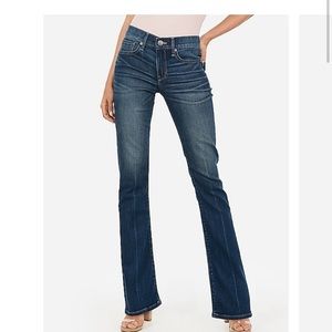 Express Barely Boot Jeans